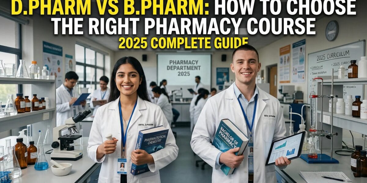 D.Pharm vs B.Pharm How to Choose the Right Pharmacy Course