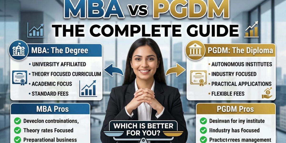 MBA vs PGDM: What is the Difference and Which is Better?