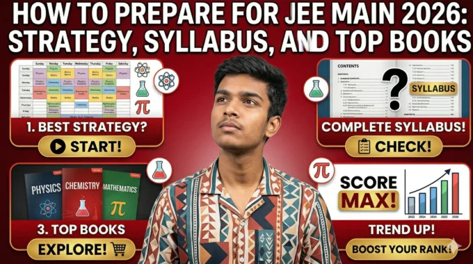 How to Prepare for JEE Main 2026 Strategy, Syllabus, and Top Books