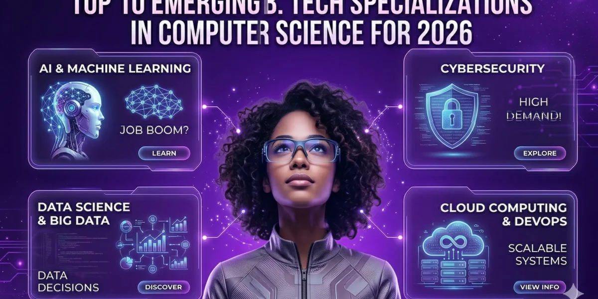 Top 10 Emerging B. Tech Specializations in Computer Science for 2026