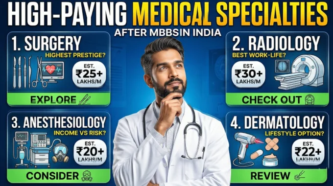 Top High-Paying Medical Specializations After MBBS in India