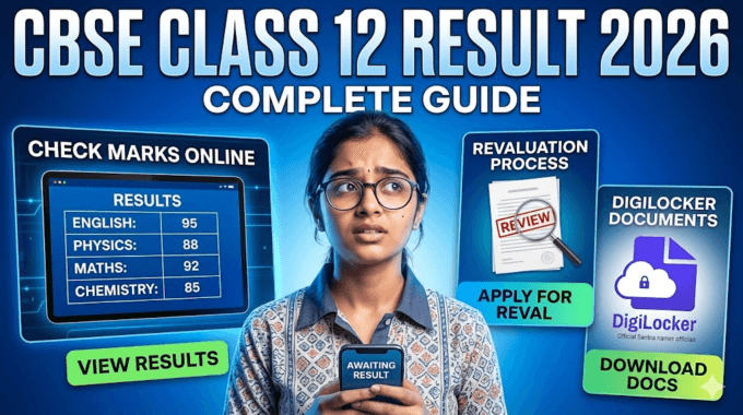 CBSE Class 12 Result 2026 Check Marks, Revaluation, DigiLocker & Complete Guide