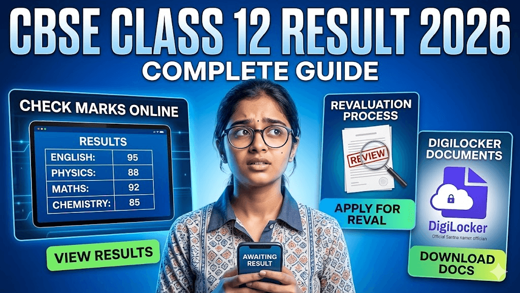 CBSE Class 12 Result 2026 Check Marks, Revaluation, DigiLocker & Complete Guide