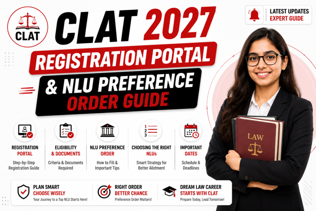 CLAT 2027 Registration Portal & NLU Preference Order Guide