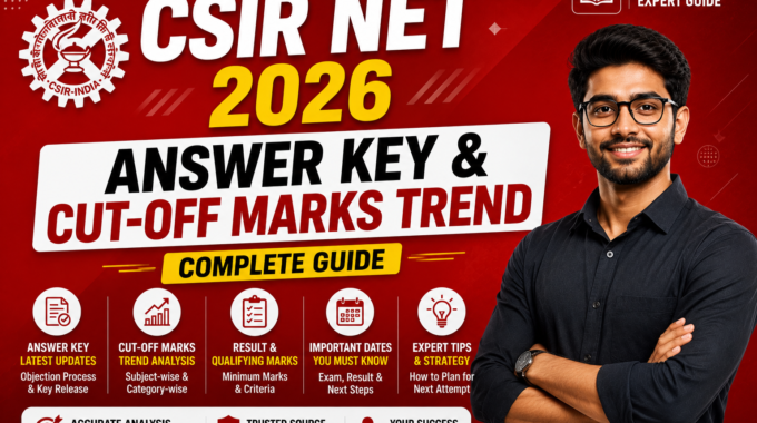CSIR NET 2026 Answer Key & Cut-off Marks Trend Complete Guide