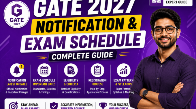 GATE 2027 Notification & Exam Schedule Complete Guide