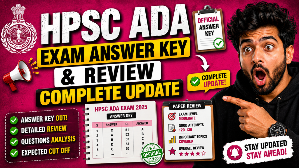 HPSC ADA Exam Answer Key & Review