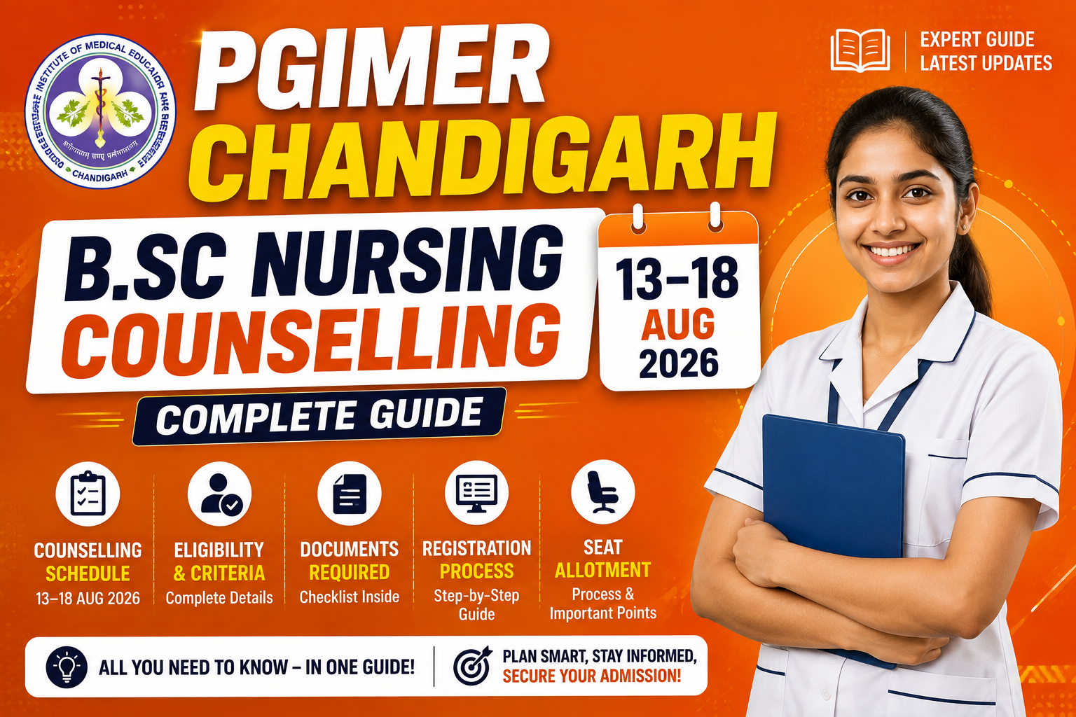 PGIMER Chandigarh B.Sc Nursing Counselling (13–18 Aug) Complete Guide