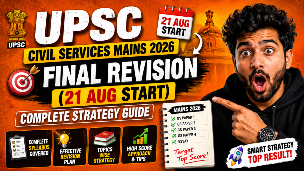 UPSC Civil Services Mains 2026 Final Revision